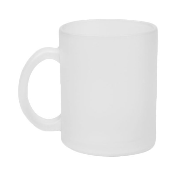 Caneca de Vidro Jateado 325ml