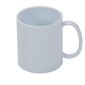 Caneca Branca de Polímero Resinada 325ml