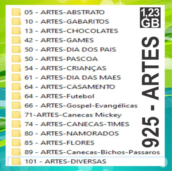 Pacotes de artes para sublimação